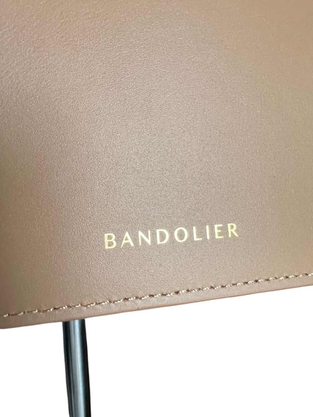 Bandolier Parker Phone Crossbody Bag in Fawn and Gold - Picture 10 of 12